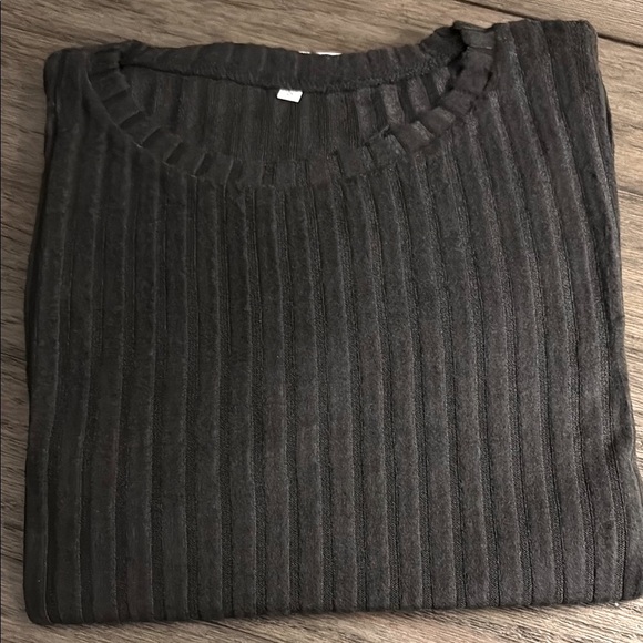 NWT [Auremore] Ribbed Long-Sleeve Crewneck Tunic Sweater in Black Women’s S or M - Picture 7 of 11